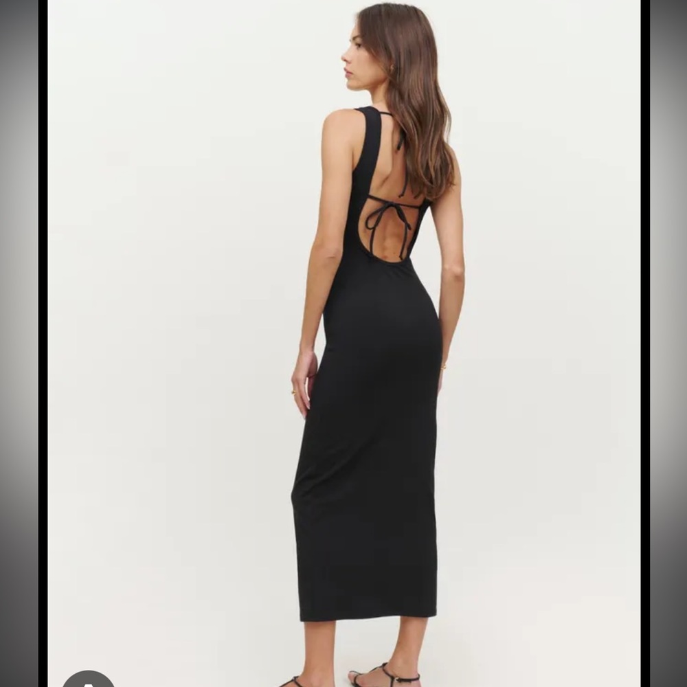 Reformation Nero Dress Black XS